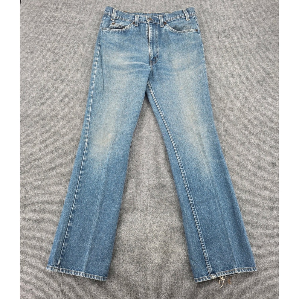 Vintage Levis 505 Straight Leg Jeans Medium Wash Blue Denim 32x32 Zip Fly